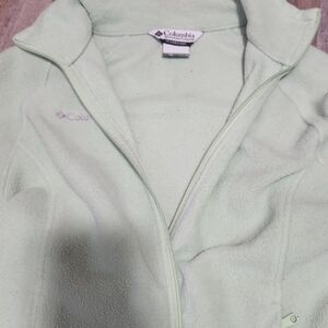 Columbia Women's Light Green Fleece Jacket